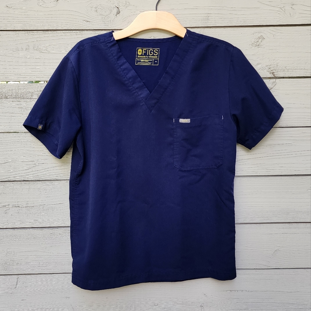 Figs Single Pocket Scrub Top